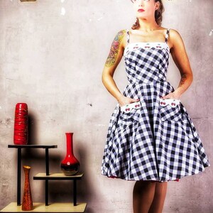 Lily Cherry Dress: Rockabilly / Vintage Style / Pin-up Dress by Ticci
