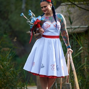 Thelma rockabilly Bride dress By TiCCi Rockabilly Clothing