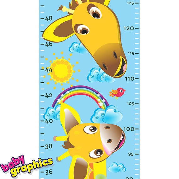 Giraffe Height Chart Printable