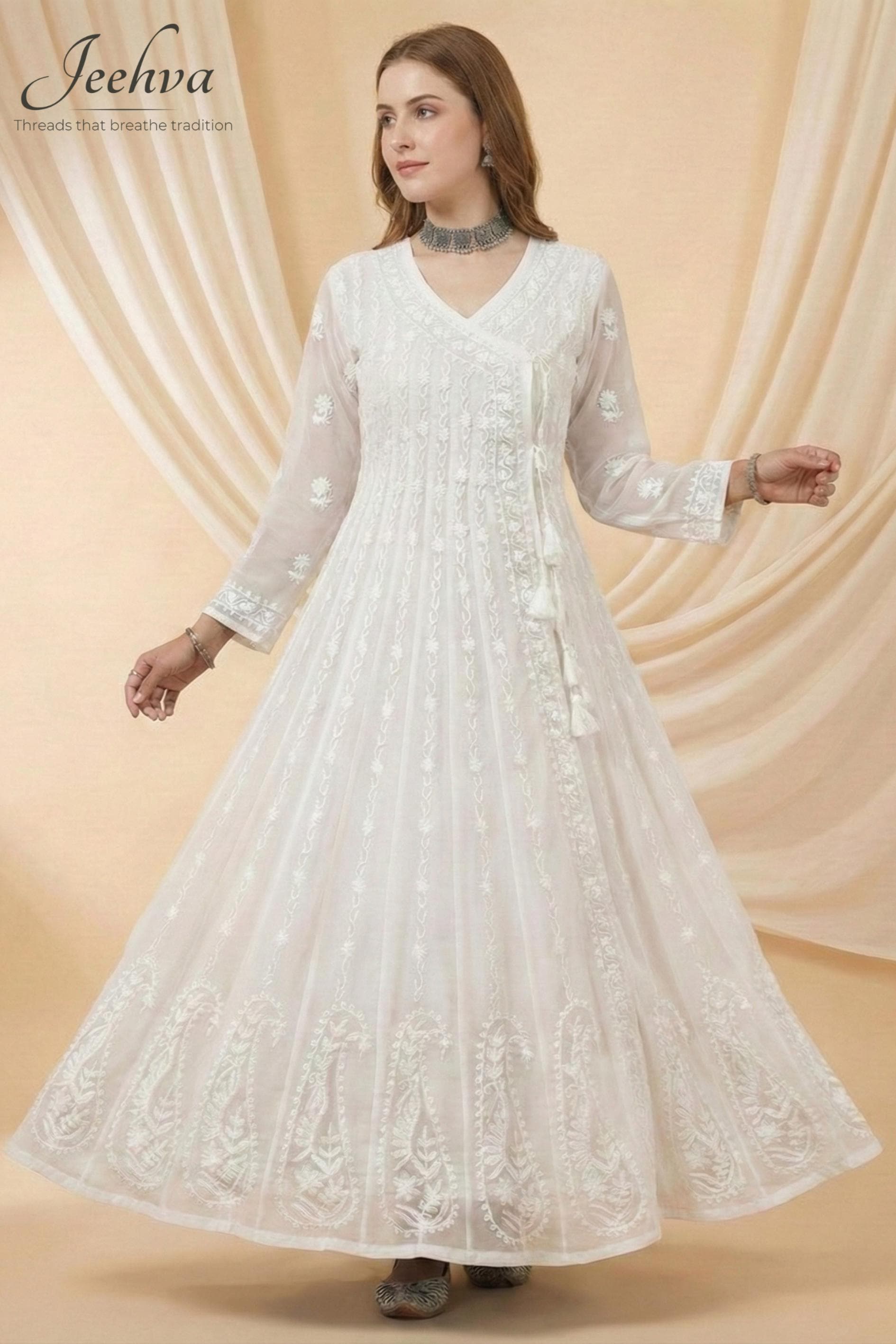 Lucknowi Maxi Dress - Etsy