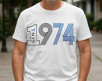 Gen X Birth Year T-Shirt | Retro Personalized Gift