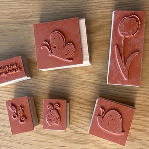 Rubber Stamp Set | Wooden Rubber Stamp | Journal Stamps | Bullet Journal | Vintage Rubber Stamp | Decorative Stamp | Planner Stamp
