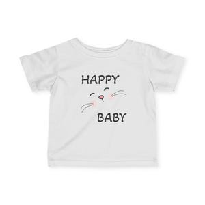 Happy Baby Cat Tee - Infant Fine Jersey Tee for Little Ones, Cute Baby Gift, Toddler T-Shirt, Baby Shower Gift, Birthday Outfit, [...]