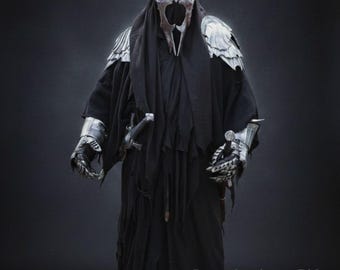 Dark Knight Full Armor Set Gothic Black Warrior Costume Medieval Armor Suit LARP Cosplay Knight Outfit Fantasy Armor Halloween Costume