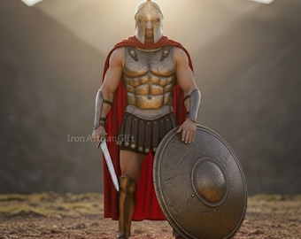 Medieval Full Muscle Spartan Armor Set / 300 King Leonidas Edition / Warrior Costume Gift