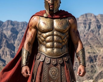 Spartan Armor Set Ancient Greek Warrior Armor King Leonidas Style Spartan Costume Medieval  Spartan Cosplay Armor Greek Warrior Costume