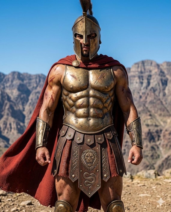 Spartan Armor Set Ancient Greek Warrior Armor King Leonidas Style Spartan Costume Medieval  Spartan Cosplay Armor Greek Warrior Costume