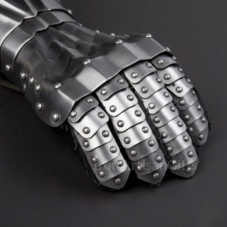 Medieval Steel Gauntlets Armor Gloves | Fully Articulated Knight Hand ...