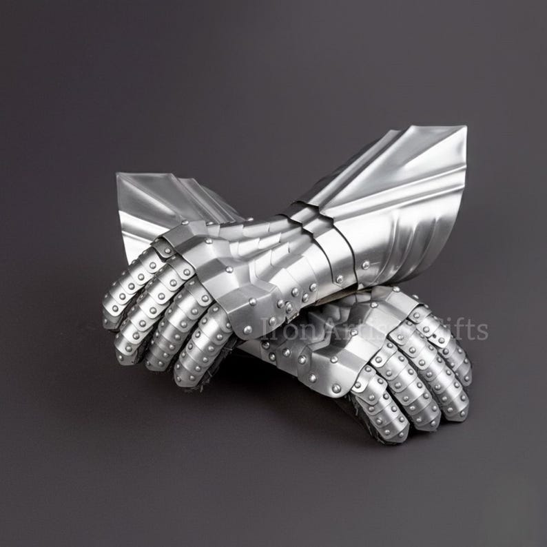 Medieval Steel Gauntlets Armor Gloves | Fully Articulated Knight Hand ...