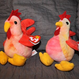 TY Beanie Baby - DOODLE, STRUT the Roosters