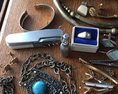 Grandma Grandpa lot miscellaneous tie bars cufflinks bracelets necklaces rings etc