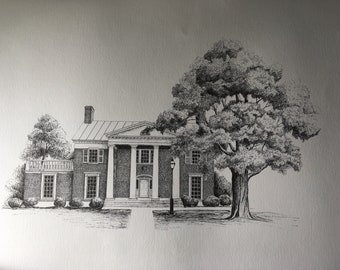 Kappa Sigma House. Lexington, Virginia print