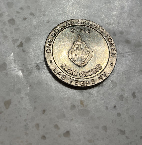 サウジアラビア　G20 メダル　　シリアルナンバー MGM 1993 One Dollar (1) Gaming Token MGM Grand DINA Las Vegas