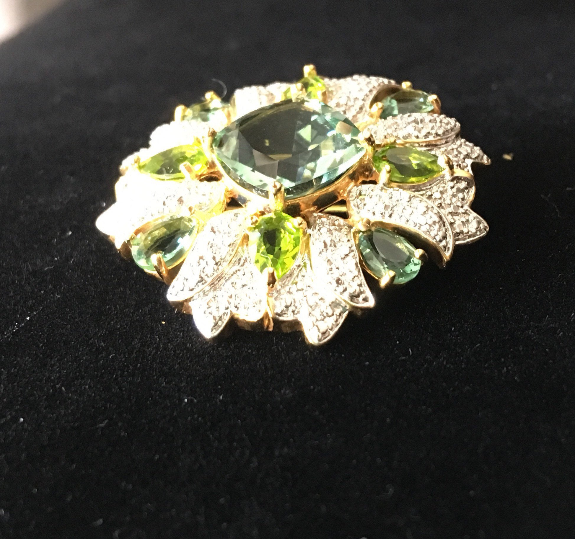 Ross Simons Brooch 925 Gold Tone 1.25 Diameter Etsy Australia