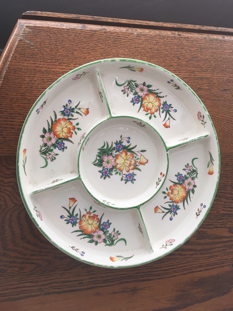 Moriyama Morimachi Hand Painted in Japan Antique Divided Etsy