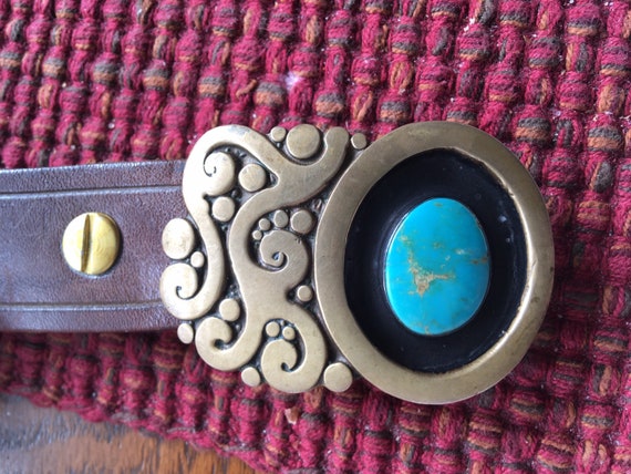 Hippie Hipster Belt Buckle K Dupree 1960 display picture 1