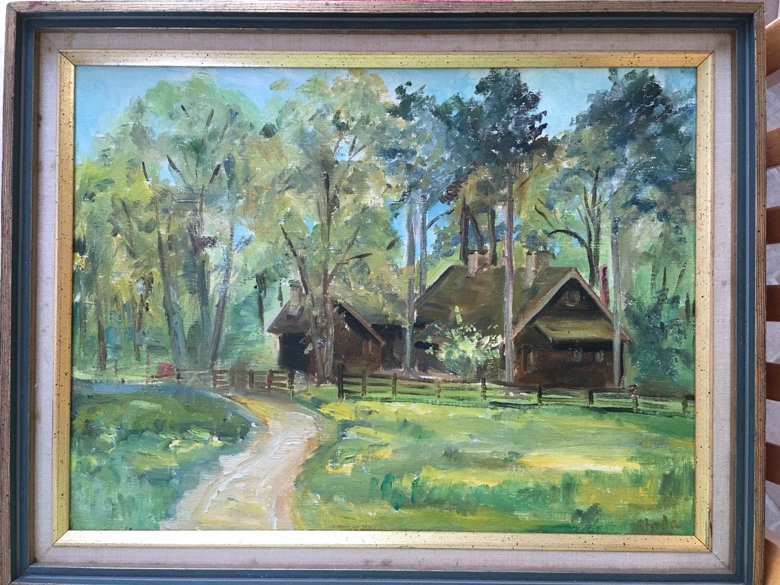 Roanoke Virginia Original Oil Painting Signed Rhoda Etsy
