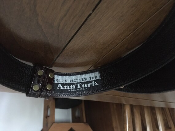 Alligator Ann Turk Glenn Miller belt and gold ton… - image 3