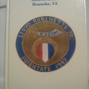 1997 Kazim Temple Roanoke Virginia Shriners yearbook