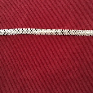 Vintage 925 Italian International Bullion and Metal Brokers @7&quot; bracelet weighs 15 grams mint condition Milor design