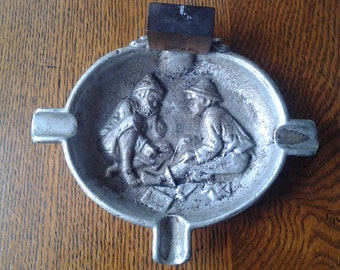 old aluminum ashtray with Bad Boys