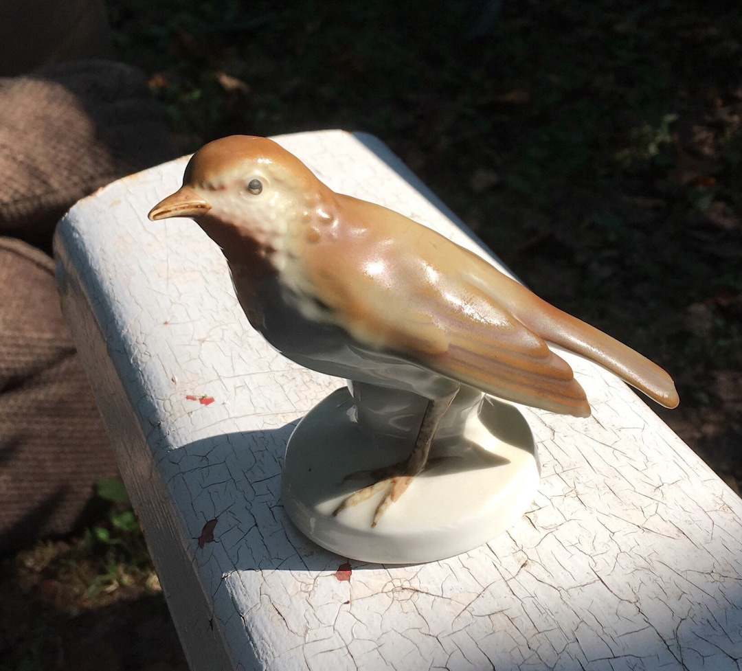 Bird Figurine Made in Western Germany Gerold Porzellan Bavaria
