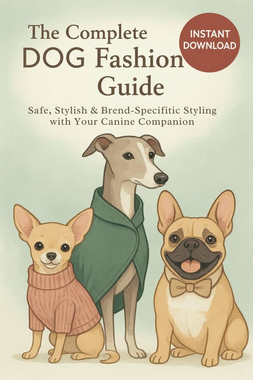 Dog Fashion Guide PDF Vet-approved Pet Clothing Safety Breed