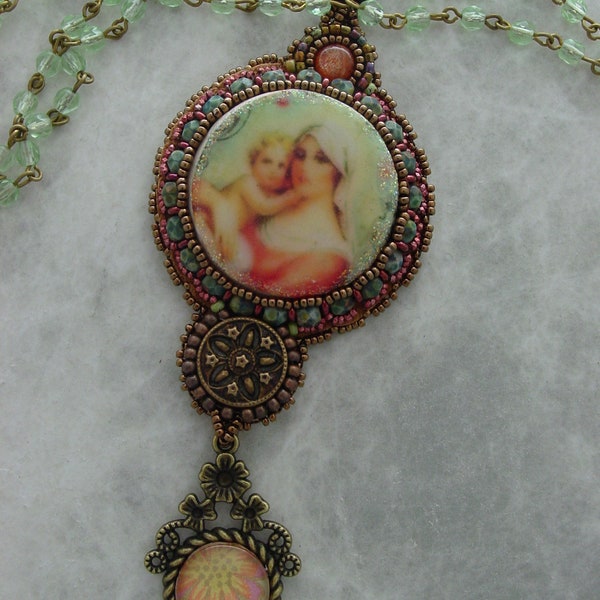 Mother and Child Necklace