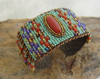 Loomed Bracelet Native