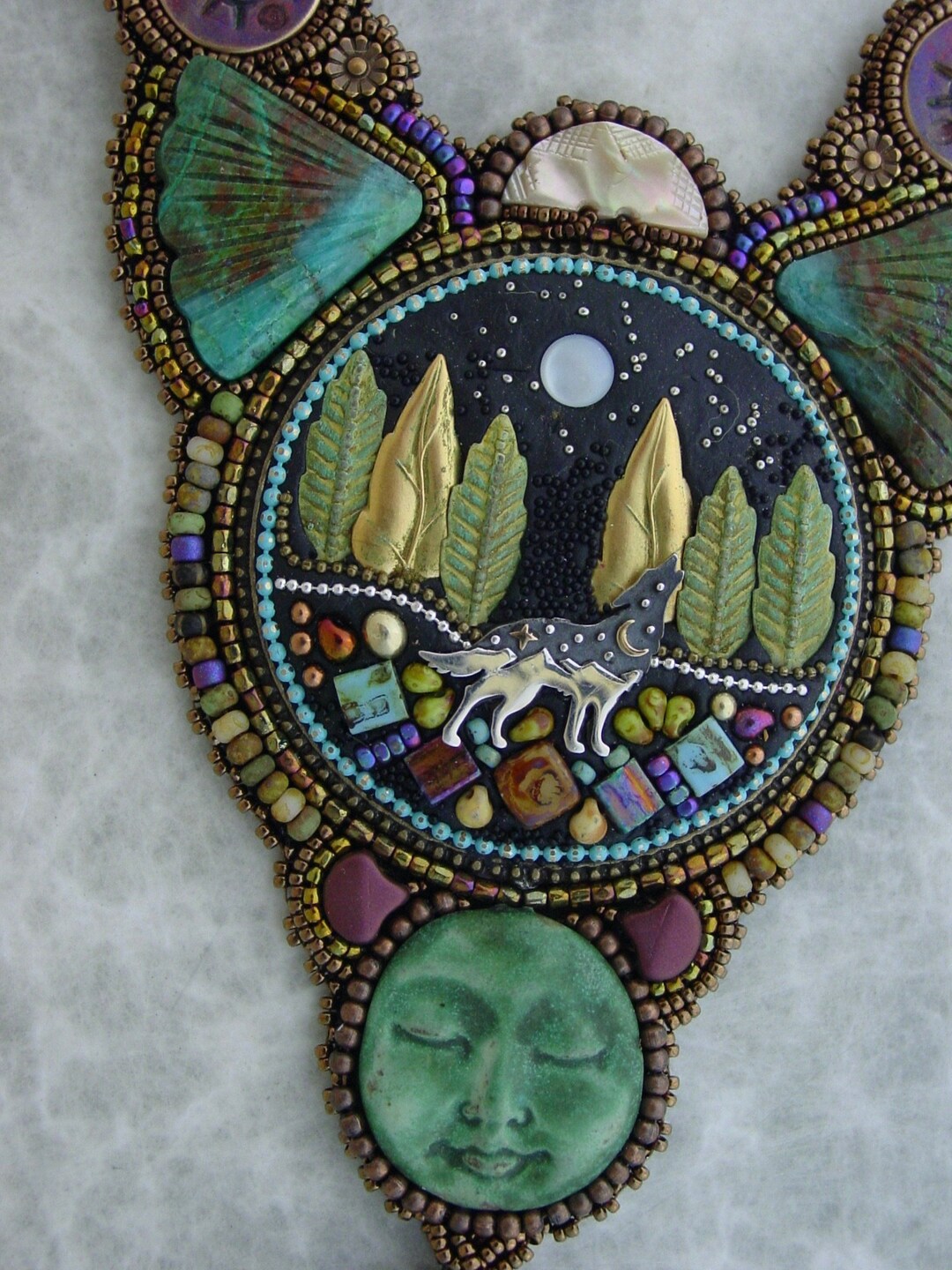 Modern day moonshine multi necklace Clearance