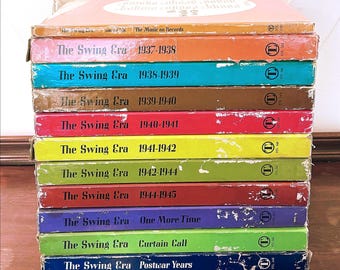 Vintage Vinyl "The Swing Era" Record Box Albums Collection (set of 10)