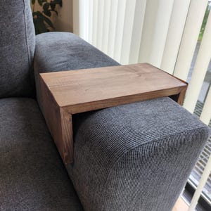 Custom Sofa/Couch Armrest Table | Solid Wood