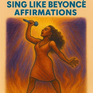 Sing Like Beyoncé – 5 Powerful Affirmation Cards for Confident Vocalists | Vocal Training Motivation for Singers | Digital Download