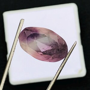 Natural Faceted African Amethyst Gemstone: 10 Carat, 7x11x18mm Approx.