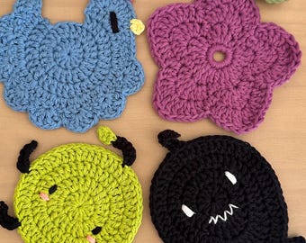 Posavasos de crochet de Stardew Valley - Juego de 4