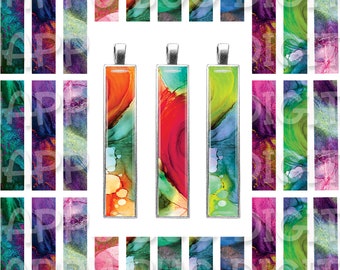 Bright Designs Graphics Digital Collage Sheet - 10mm x 50mm  INSTANT DOWNLOAD