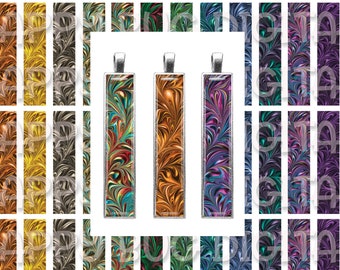 Marble Designs Graphics Digital Collage Sheet - 10mm x 50mm  INSTANT DOWNLOAD