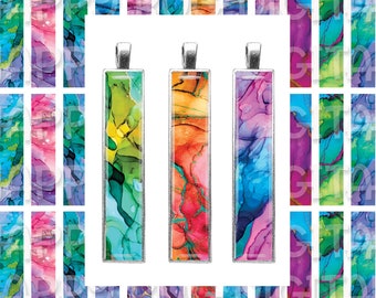 Bright Designs Graphics Digital Collage Sheet - 10mm x 50mm  INSTANT DOWNLOAD