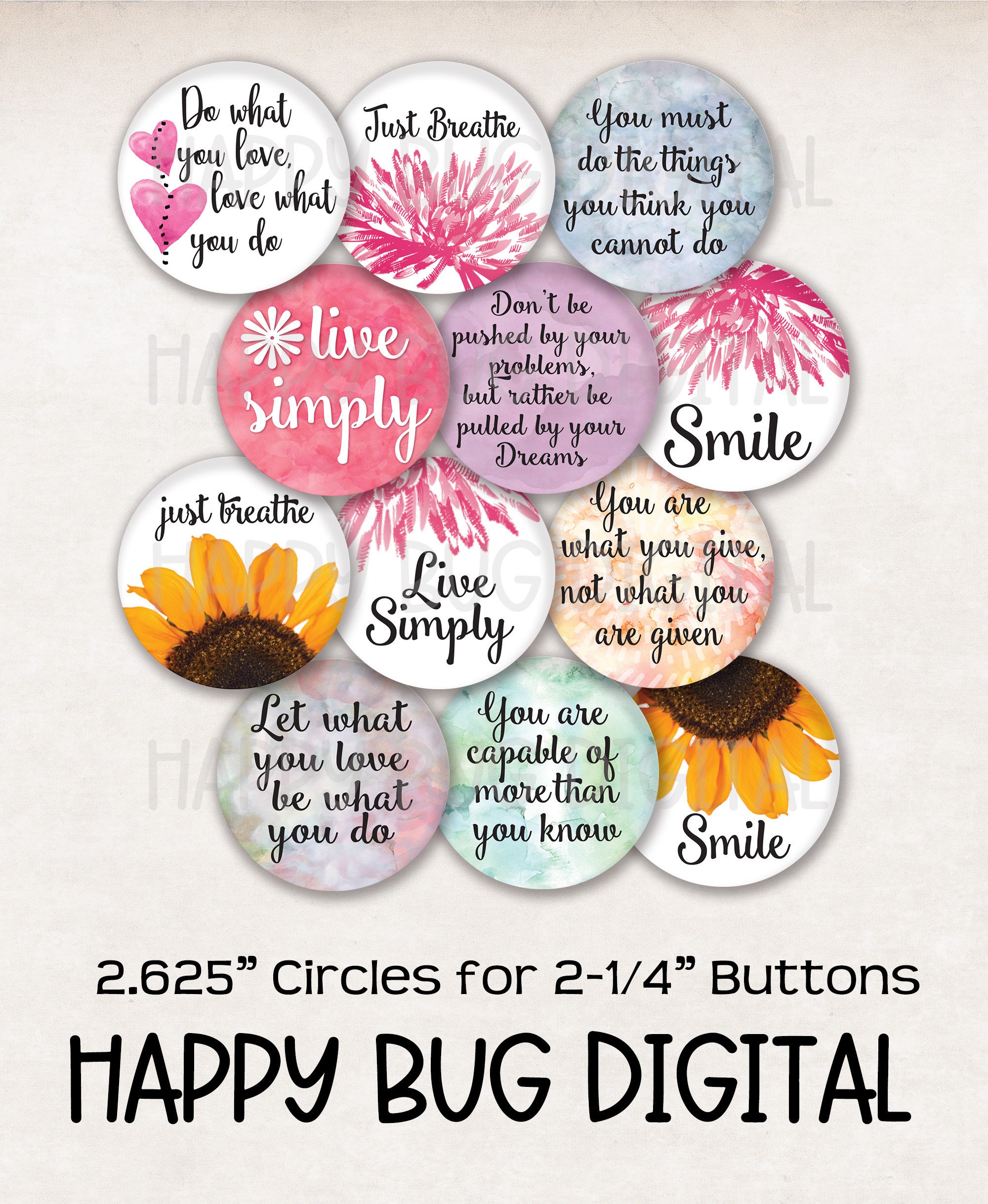 Button Quotes - Etsy, image size:2000x2437