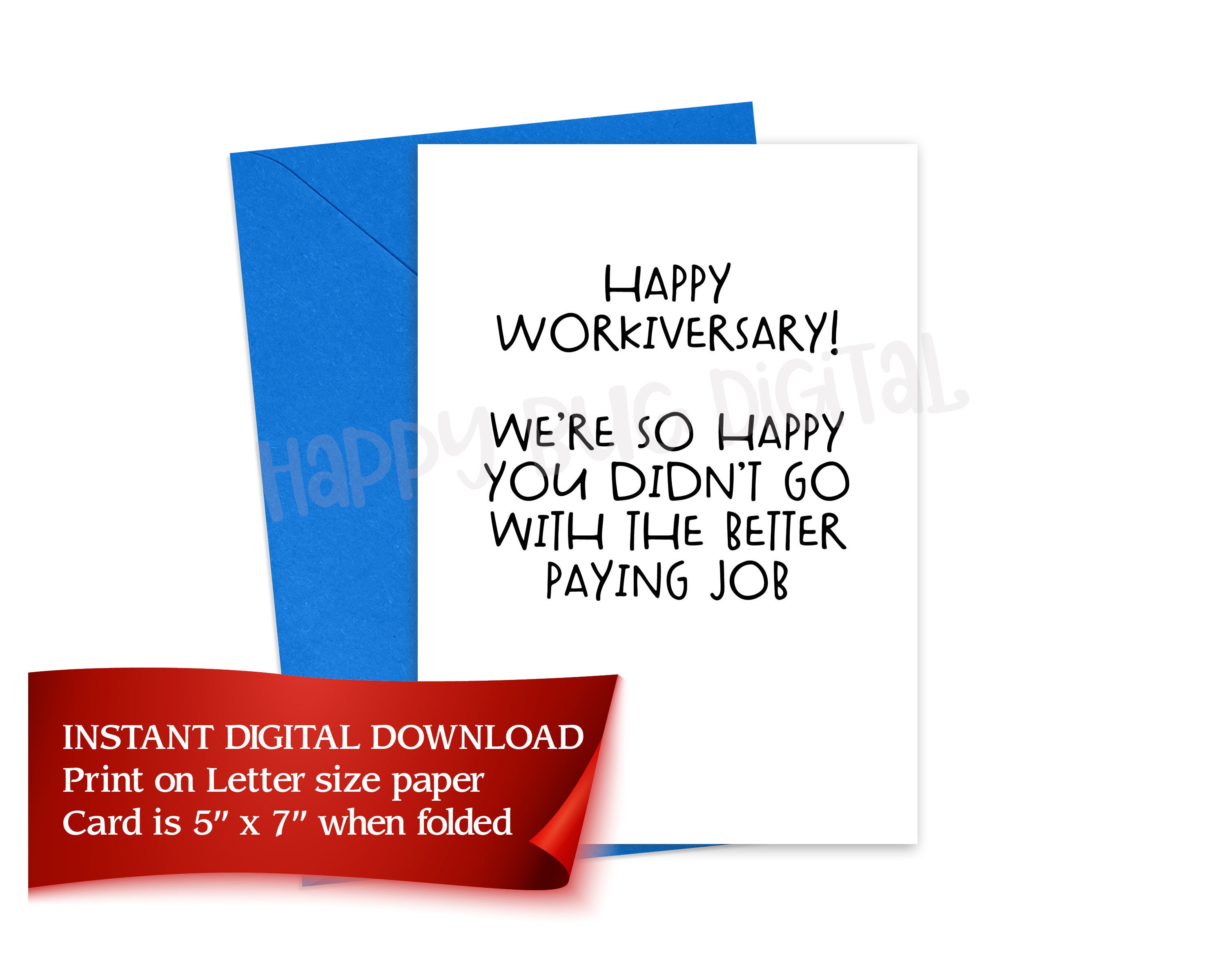 Happy Work Anniversary Greeting Card