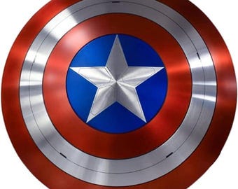 Captain America Shield, Mild Steel Cosplay, Medieval Wall Decor