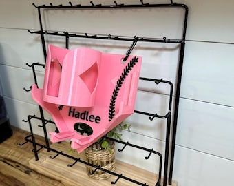 Custom Baseball Dugout Organizer, Bat Glove Helmet Holder, Personalized Gear Stand