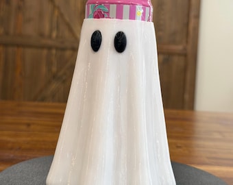 Ghost Slim Can Koozie, 12oz Can Holder, 3D Printed Halloween Drink Holder, Spooky Fall Decor