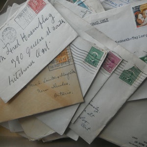 junk journal vintage envelope lot 10 pieces mail Ephemera scrapbooking envelopes great for pockets cancelled stamps air mail stamp