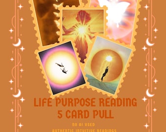 Lebensführung Tarot-Lesung - 5 Karten für Klarheit, Seelenweg & persönliches Wachstum