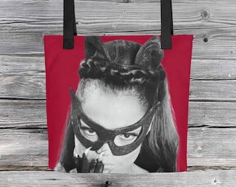 Eartha Kitt Retro Catwoman Tote Bag