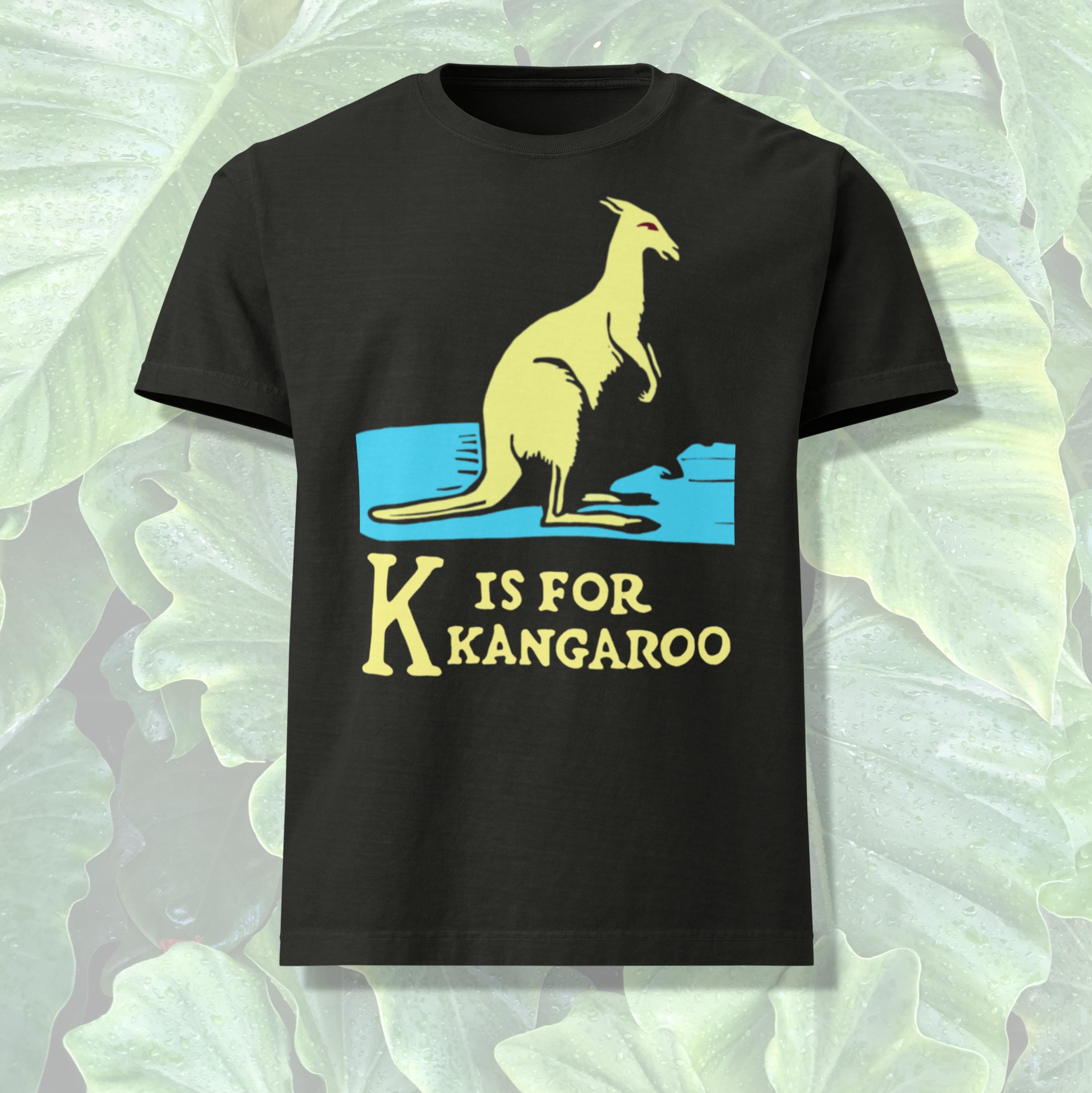 K is for Kangaroo Unisex Oversized T-shirt - Etsy