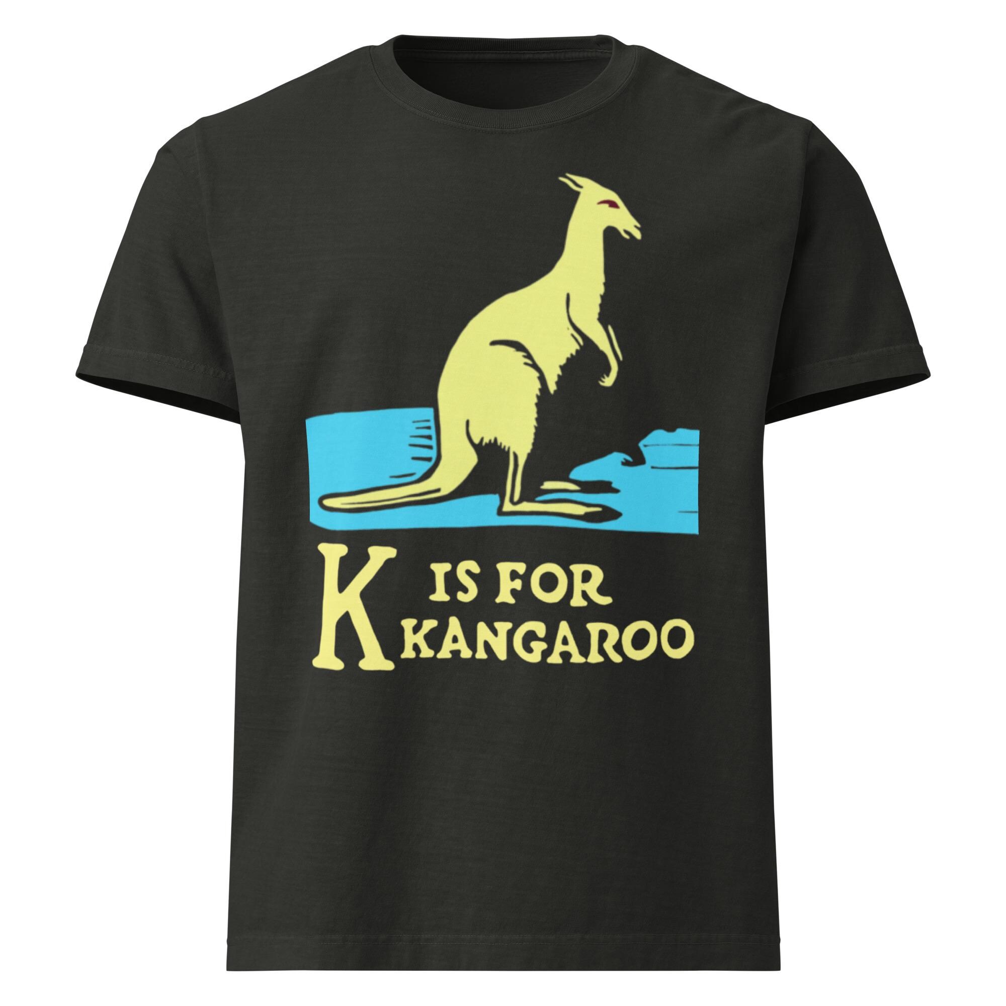 K is for Kangaroo Unisex Oversized T-shirt - Etsy