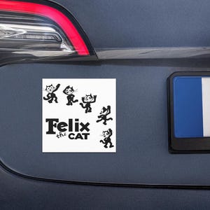 Felix the Cat Car Magnet