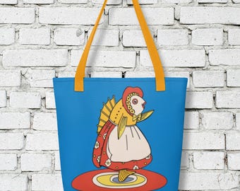 Happy Fish Tote bag